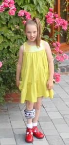 Eliese with WalkAide