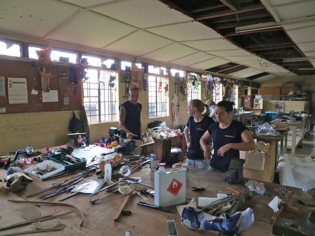 Workshop in the hospital in Kampala